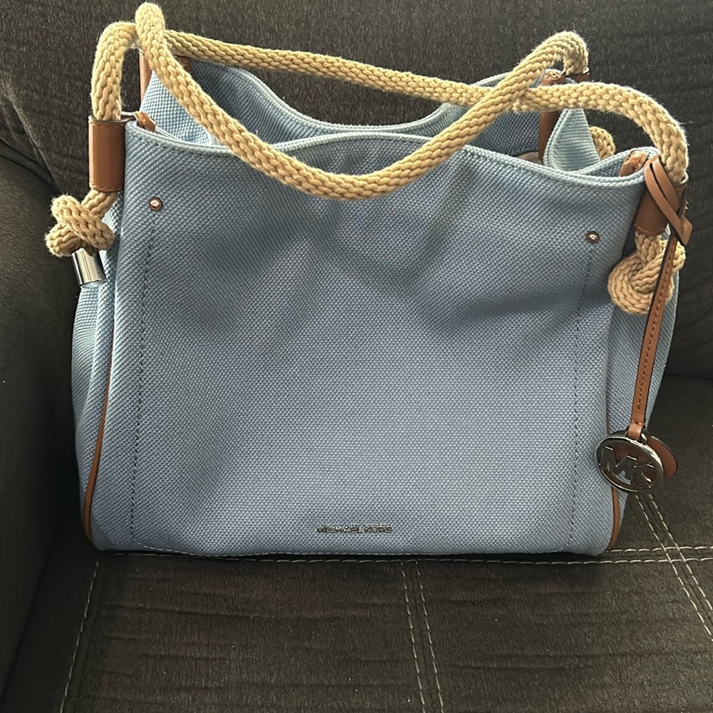 Micheal Kors canvas tote bag